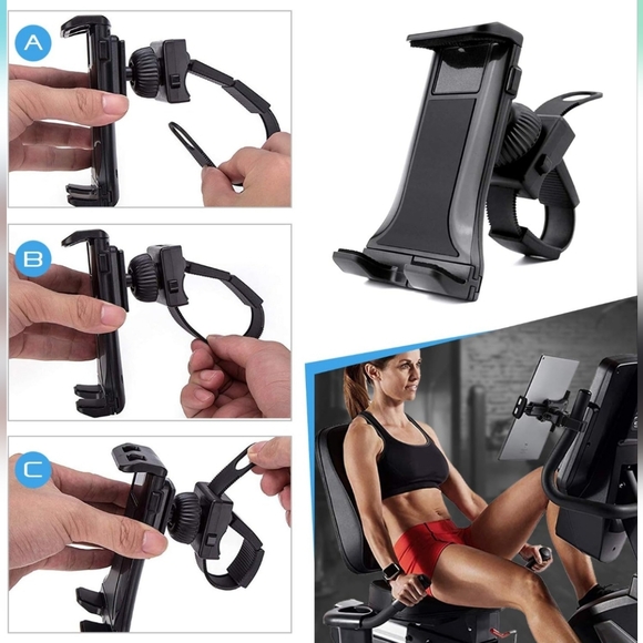 NWOT Handlebar Mount for iPad, Indoor Cycling Bike iPad/iPhone Mount - Picture 2 of 6